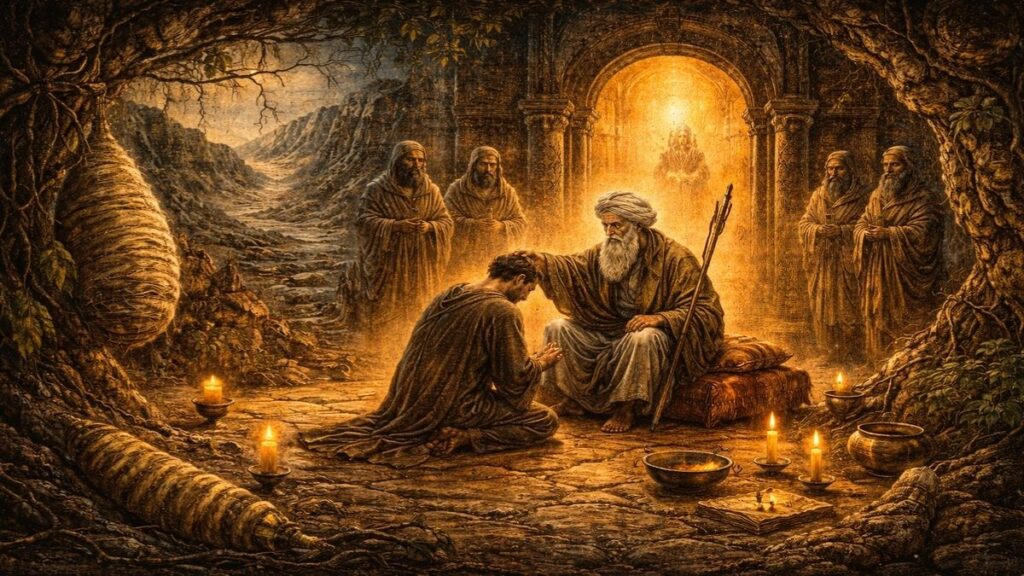 Tarikat kapısında ikrar veren yolcunun içsel yolculuğa ilk adımı