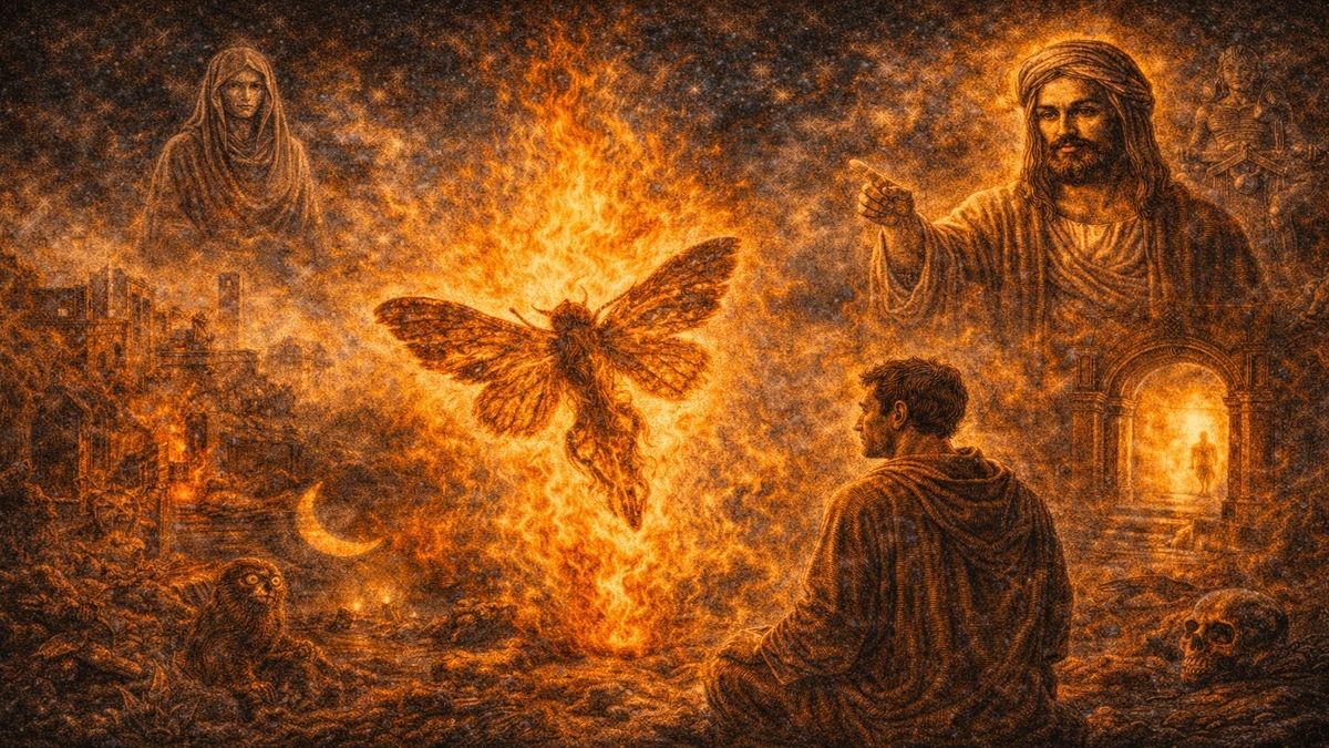 Tarikat kapısında ilahi aşk ateşine yönelen derviş