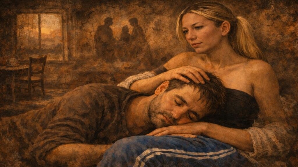 Kadın kucağı özlemini ve yalnızlık duygusunu anlatan alegorik bir sahne