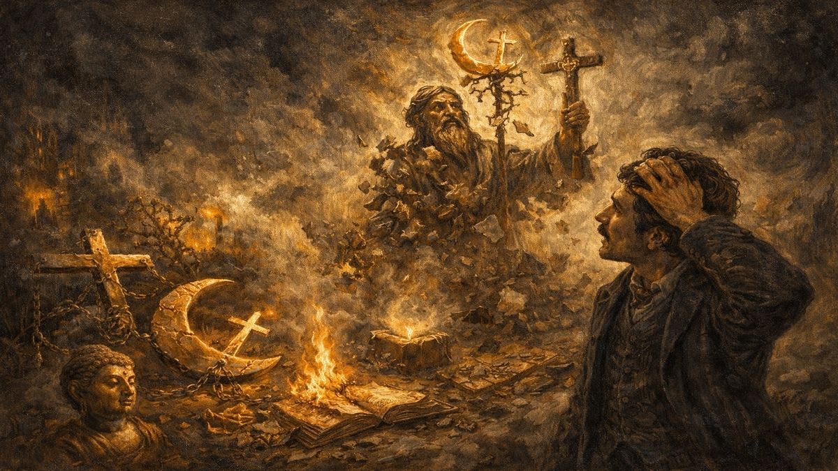 Tarih-i Kadim’e Zeyl – Kopuş ve Hesaplaşma Tarih-i Kadim’e Zeyl şiirinde inançla hesaplaşmayı anlatan, parçalanan kutsal semboller, yanan kitaplar ve kendi yarattığı putla yüzleşen insanın alegorik sahnesi