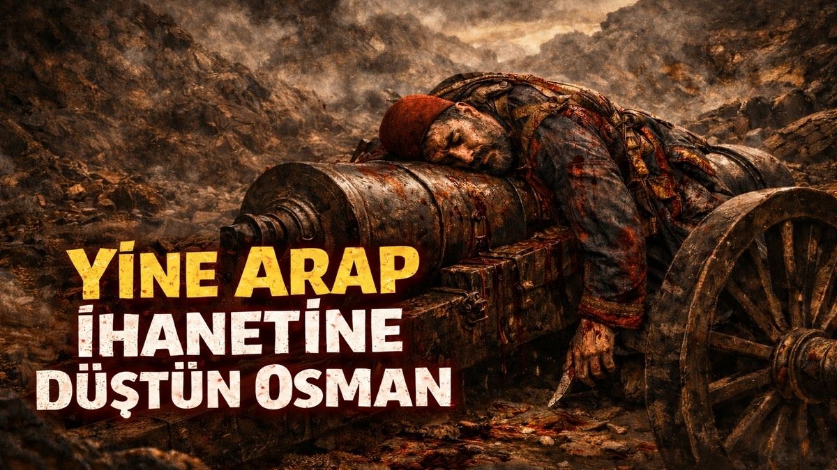 Çadır Devleti düzeninde Arap İsyanı’ndan önce yaşanan bir gazve sırasında, Osmanlı subayı Mülazım Osman’ın topuna sarılı halde öldürülmesini temsil eden sahne