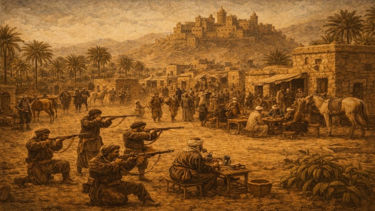 Çadır Devleti düzeninde gazvenin mümkün olduğu koşullar; Hail çevresinde toplanan sefer kuvveti, bedeviler, mesafe ve kısa süreli baskın mantığı