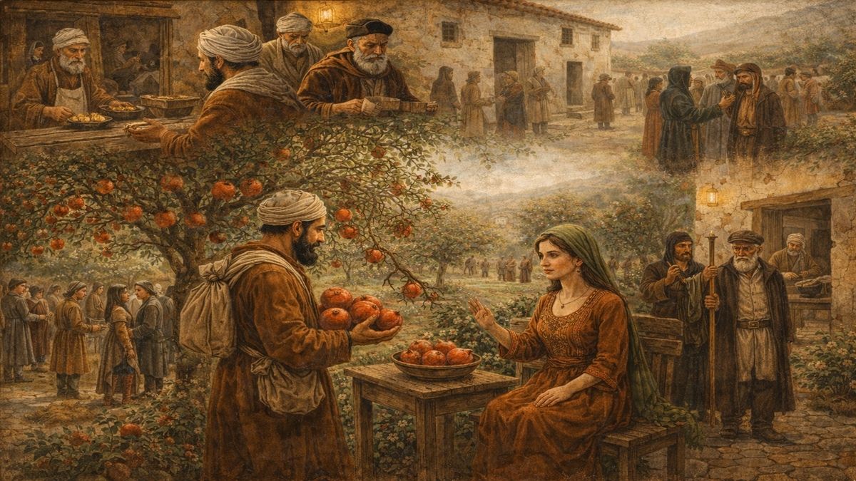 İdeal Toplum ve Ütopya Hikayesi İdeal toplum ve ütopya hikayesi anlatısını Rıza Şehri üzerinden tek karede betimleyen alegorik sahne