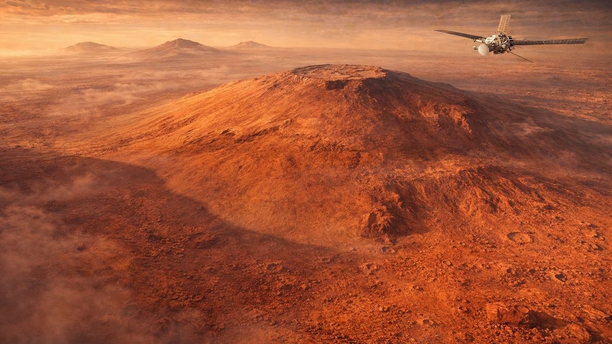 Olympus Mons – Mars Yüzeyindeki Dev Volkan Olympus Mons, mars yüzeyi, nasa mars görüntüleri, mars araştırmaları