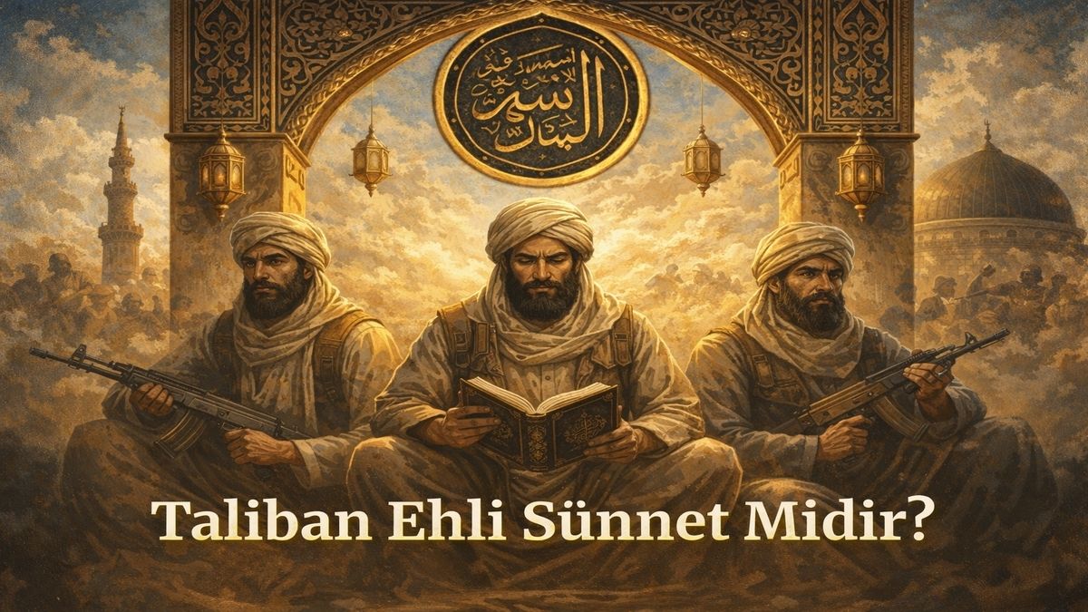 Taliban Ehli Sünnet midir sorusunu mezhepsel bağlamda ele alan analiz için temsilî görsel
