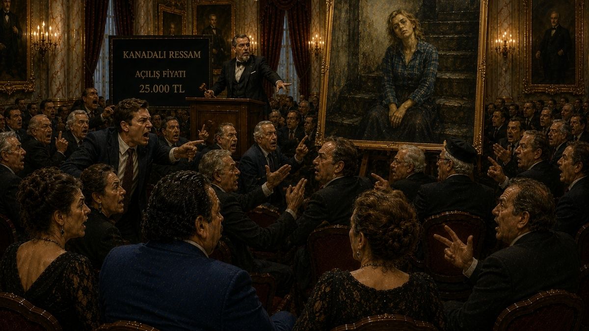 Ressamın Tablosu öyküsünde Körmüz’ün İştar’ının müzayedede ortaya çıkışı